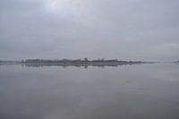 Lauwersmeer in the early winter morning