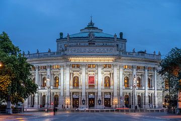 The Burgtheater in Vienna by Peter Schickert