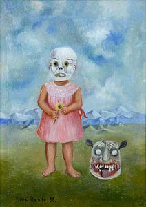 Frida, Mädchen mit Totenmaske, 1938