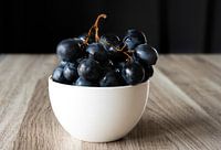 Blue grapes