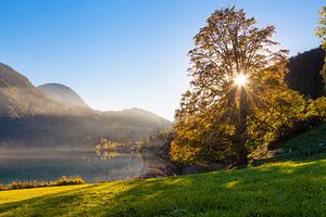 Sunset at Hintersteiner Lake by Jan Schuler