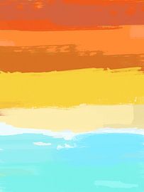 A bird's-eye view of the beach by Ruud Kuijpers