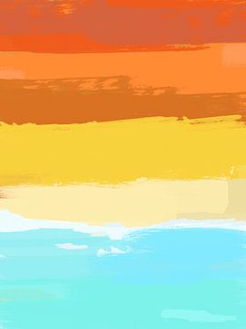 A bird's-eye view of the beach by Ruud Kuijpers