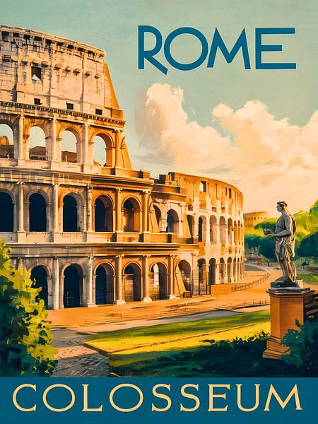 Betoverende Kunstprint van Romeinse Pracht van Robert Swaine