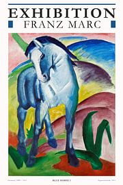 Franz Marc - Blaues Pferd von Old Masters