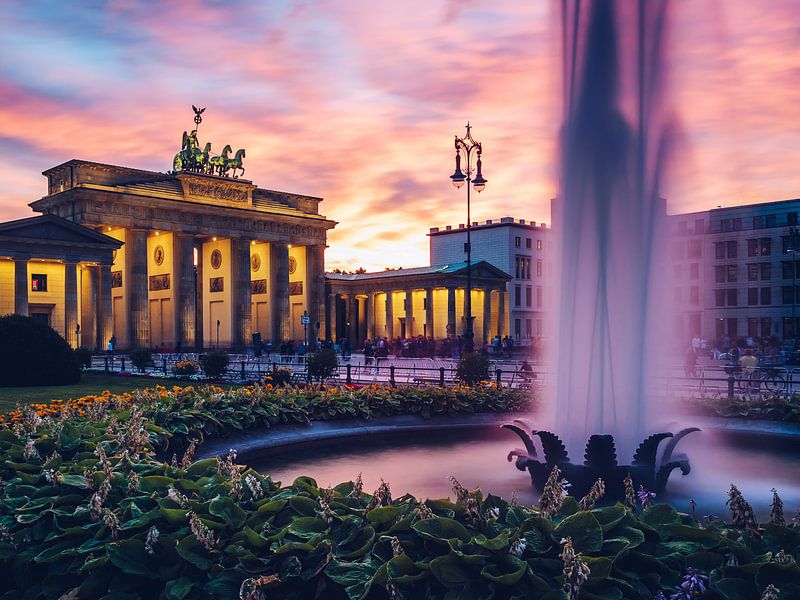 Berlin – Brandenburger Tor / Pariser Platz van Alexander Voss