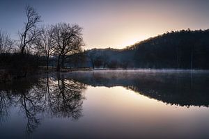 Fischteich, Bergisches Land, Deutschland