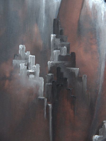 L'exaltation ... Château lumineux dans les montagnes par Edeltraut K. Schlichting