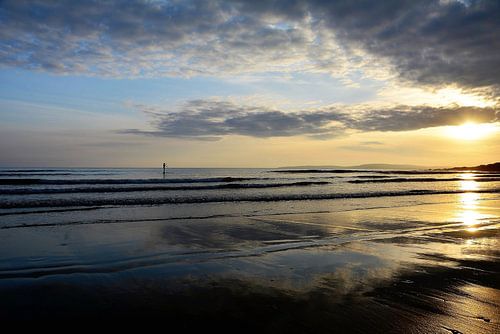 Coucher de soleil à la plage