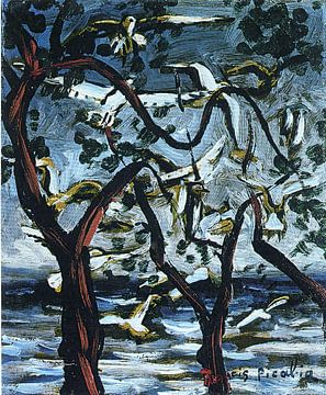 Francis Picabia - De meeuwen (rond 1935) van Peter Balan