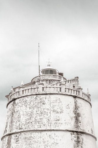 High Key Minimalistisch Fotografie  Vuurtoren