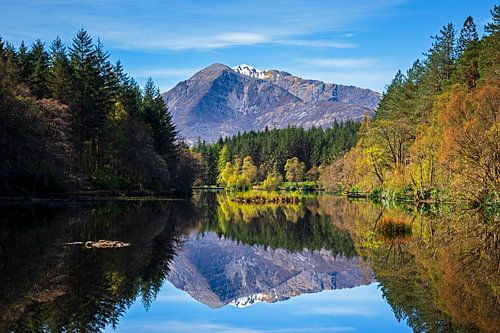 Glencoe Lochan, Lochaber, Schotland, Verenigd Koninkrijk