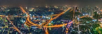 Bangkok the great intersection by FineArt Panorama Fotografie Hans Altenkirch