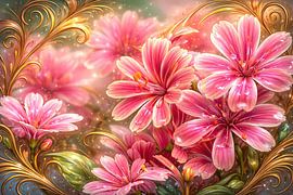 Rosa Blumen