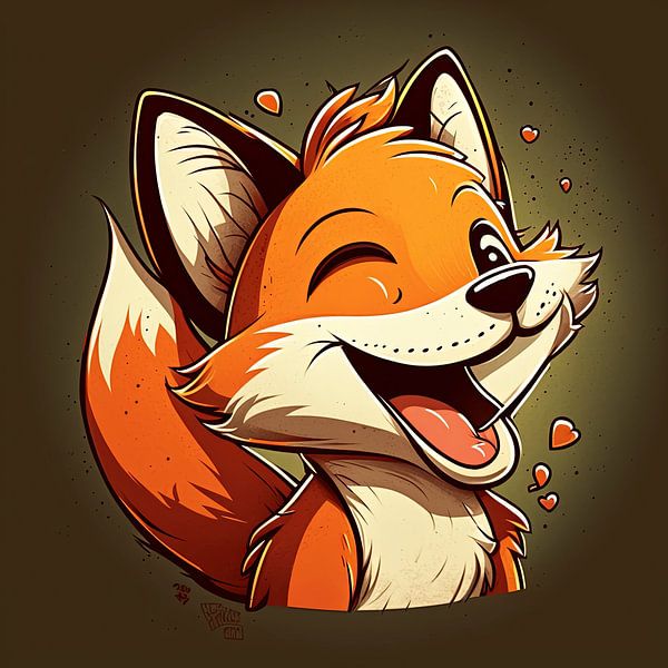 Fuchs mit Liebe von Harvey Hicks