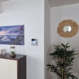 Kundenfoto: Panorama-Skyline Vlissingen II von Sander Poppe, auf leinwand