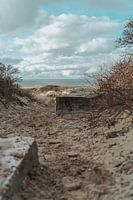 Uitzicht op het strand