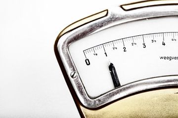 Detail einer alten Waage von André Blom Fotografie Utrecht