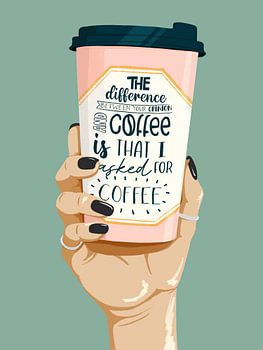 Sassy Coffee Cup Hand