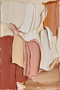 Earth tones and textures abstract