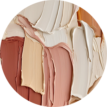 Aardetinten en texturen abstract van Imperial Art House