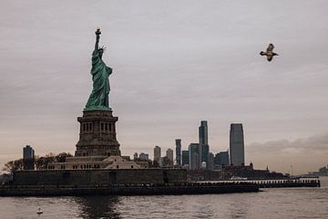 New York Skyline Vrijheidsbeeld van Kiki Multem