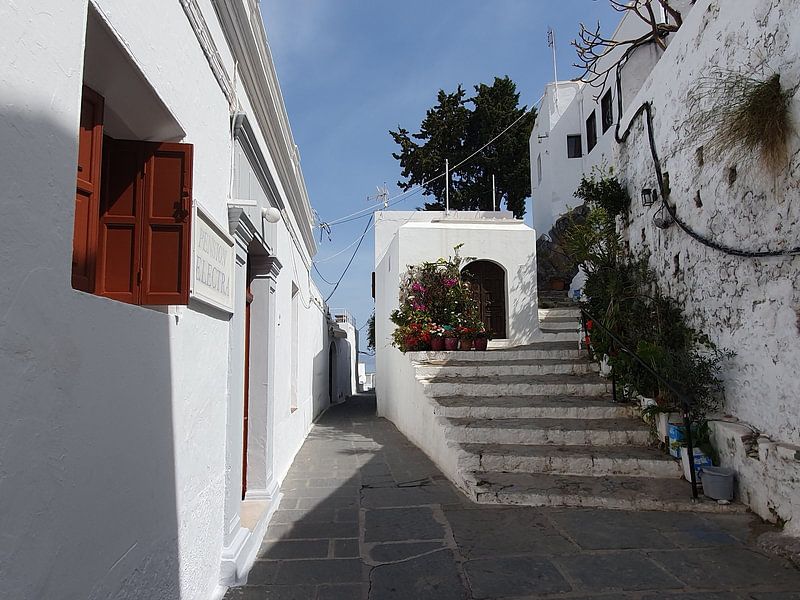 Lindos à Rhodes, motif 4 par zam art