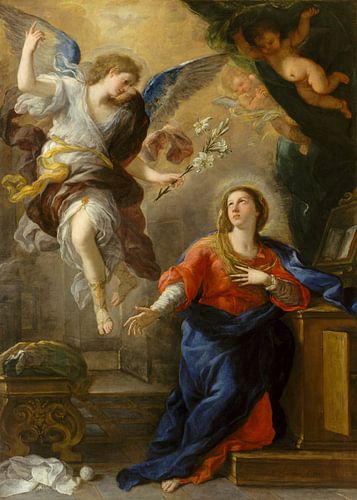 De aankondiging - Luca Giordano