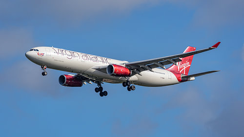 Virgin Atlantic Airbus A330-300 passenger aircraft.