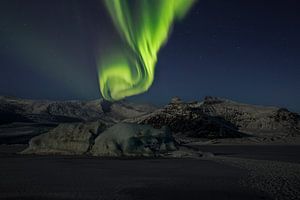 Aurora Borealis in Island, Nordlichter
