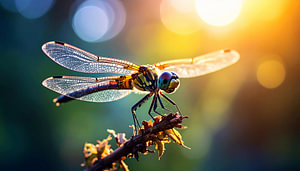 Makroaufnahme einer Libelle