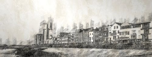 Boulevard van Vlissingen (tekening, potlood)