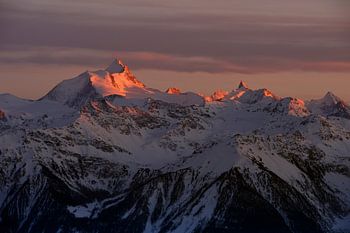 Alpenglühen... Schweizer Alpen *Wallis* 