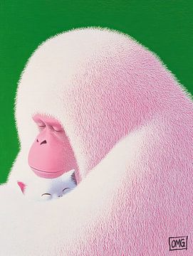 Pink Hug van OMG Art