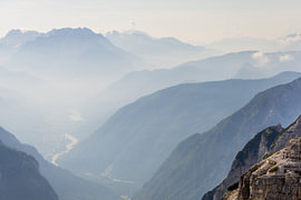 Mountain landscape in shades of blue by Karijn | Fine art Natuur en Reis Fotografie