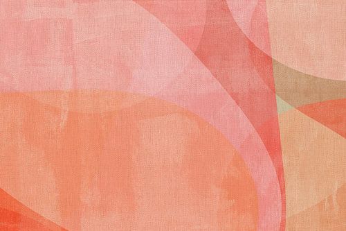 Subtiele romantiek in abstracte pastels