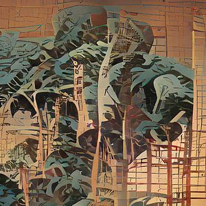 TROPISCHER WALD no4-C UKIYO-e