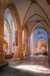 Lumière dans l'église St Bavo à Haarlem (0134)
