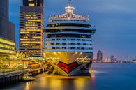 Cruiseschip Aida Mar aan de Cruise Port Rotterdam van MS Fotografie | Marc van der Stelt thumbnail