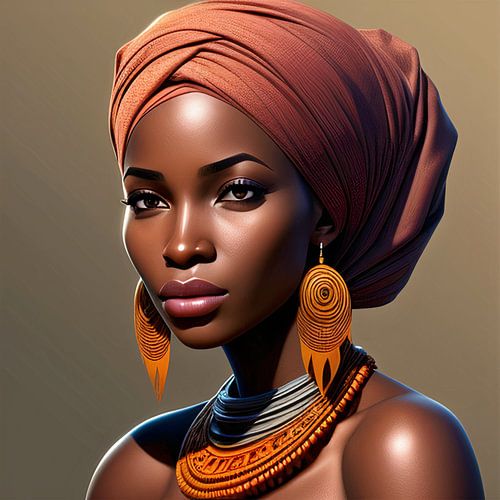 Marrakech's Muse - African portrait