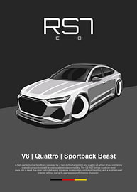 Audi RS7 C8 Sportback van Kaminarirace