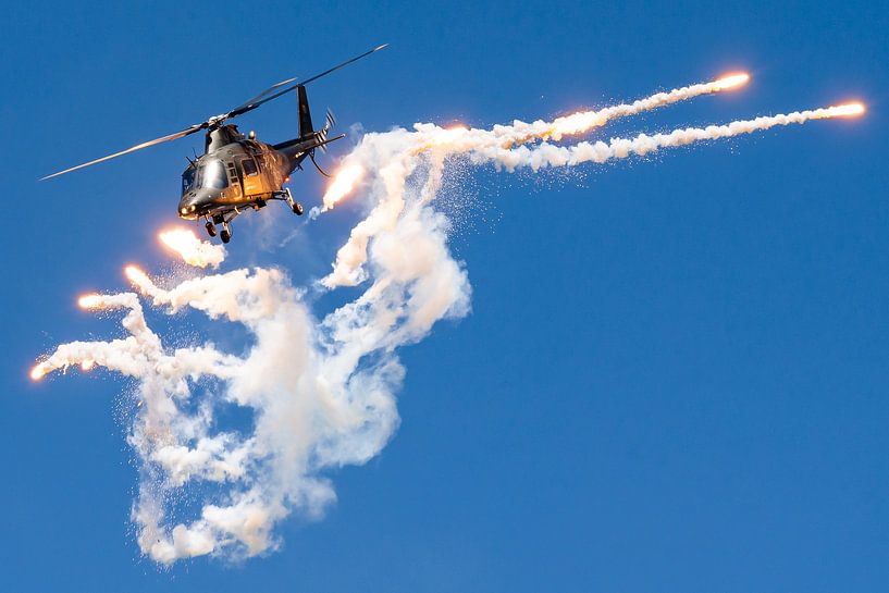 Helikopter flares van KC Photography