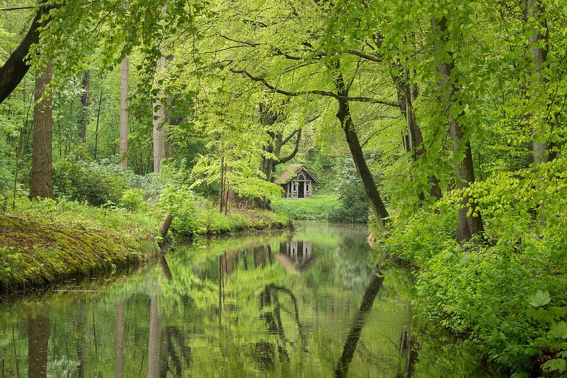 Huisje in het bos von Michel van Kooten