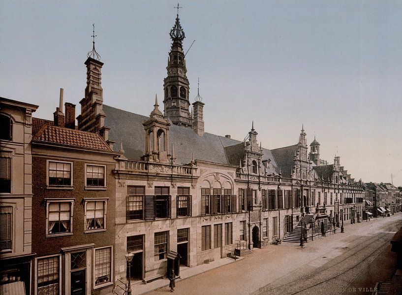 Rathaus, Leiden von Vintage Afbeeldingen
