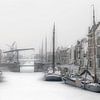 An einem Wintertag in Delfshaven von Karin vd Waal