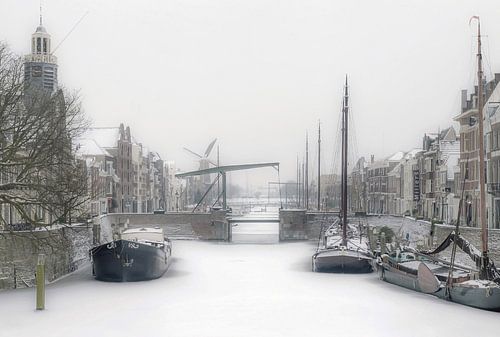 An einem Wintertag in Delfshaven