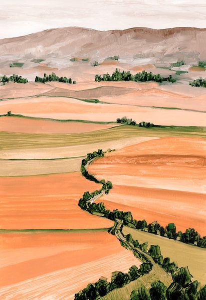 Queniva Patchwork-Landschaft von Rosana Laiz Blursbyai