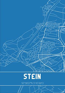 Blueprint | Map | Stein (Limburg) by Rezona