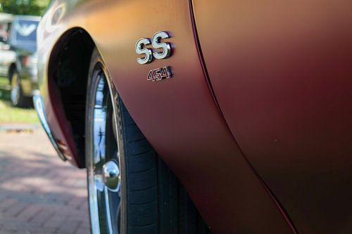 détail d'une chevrolet chevelle ss