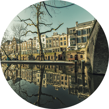 Weesbrug over de Oudegracht in Utrecht van André Blom Fotografie Utrecht
